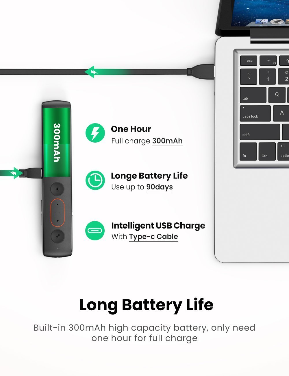 Bút Trình Chiếu Laser Ugreen 60795 Bút Trình Chiếu Laser Ugreen 60795