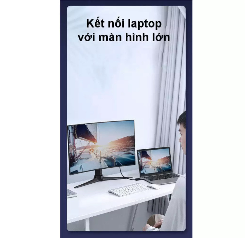 Đầu chuyển Type C to Displayport (âm) Ugreen 70451 Đầu chuyển Type C to Displayport (âm) Ugreen 70451