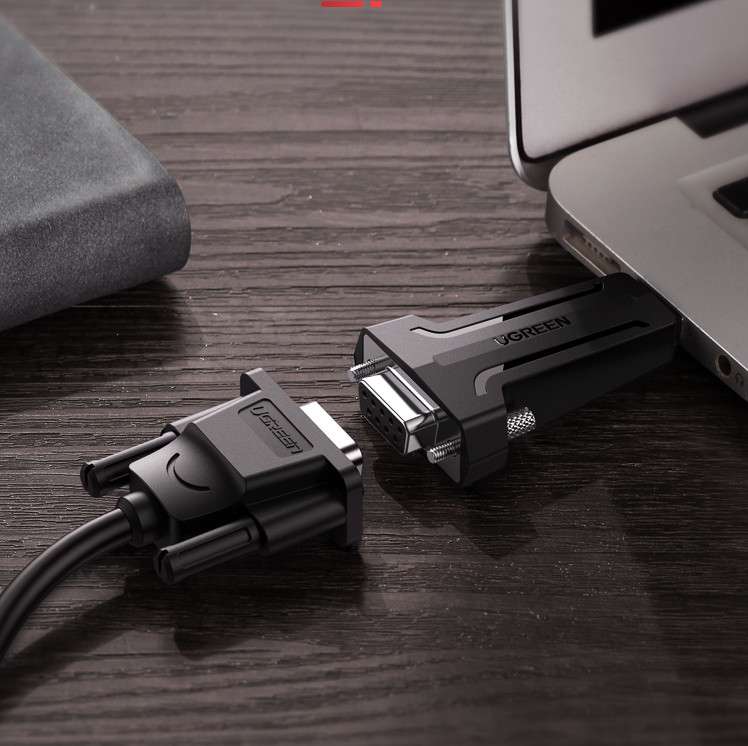 Đầu chuyển đổi USB 2.0 to RS232 Ugreen 80111 Đầu chuyển đổi USB 2.0 to RS232 Ugreen 80111