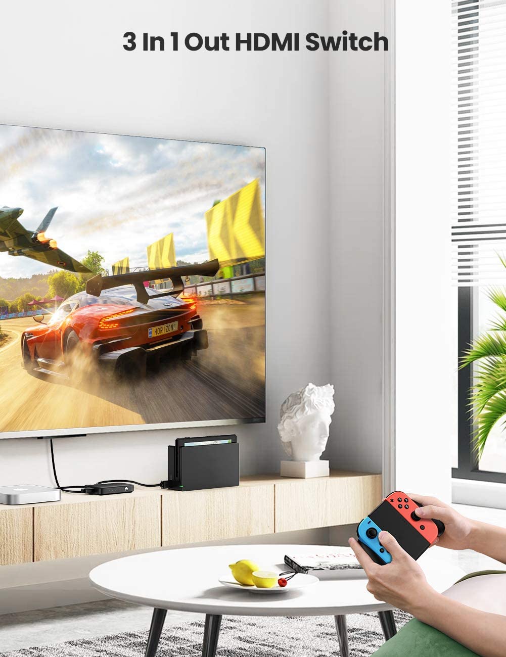 Bộ gộp HDMI 3 ra 1 hỗ trợ 4K Ugreen 80125 Bộ gộp HDMI 3 ra 1 hỗ trợ 4K Ugreen 80125