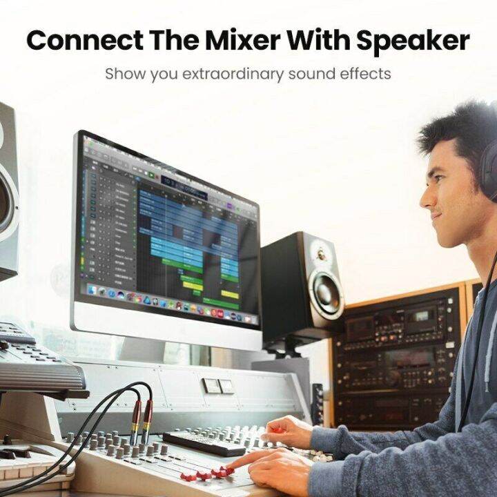 Đầu chuyển 6.5mm to RCA Mono Ugreen 80731 Đầu chuyển 6.5mm to RCA Mono Ugreen 80731