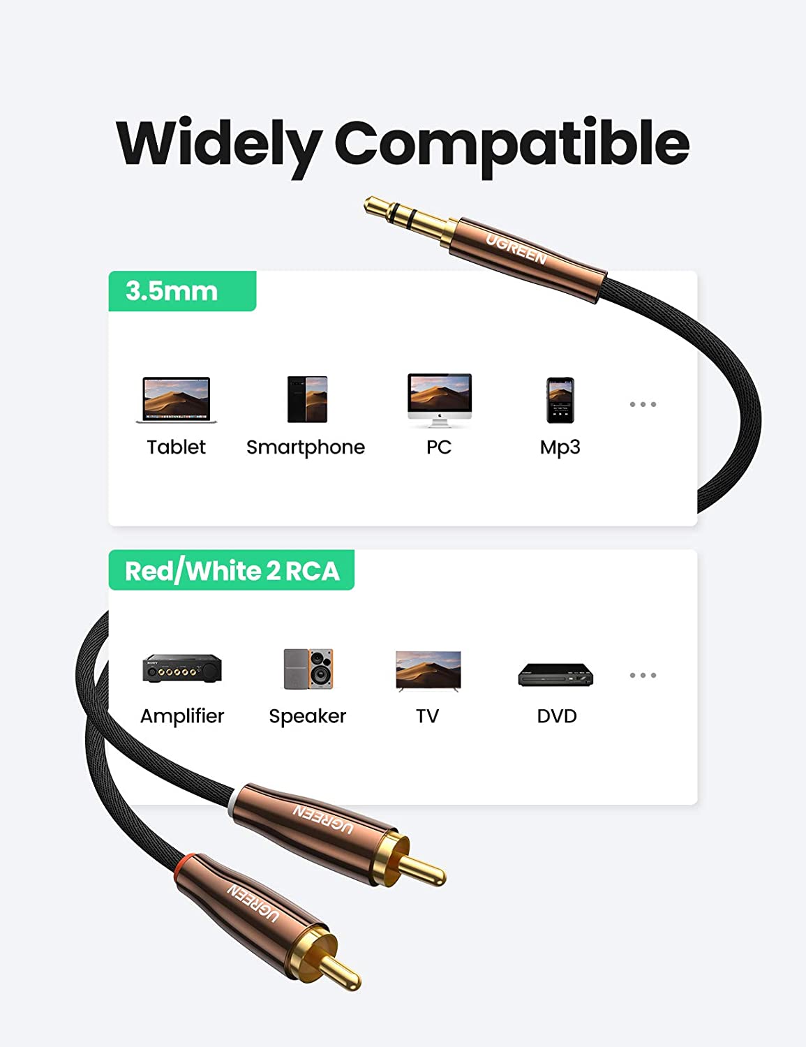 Thiết bị sử dụng 2 RCA
