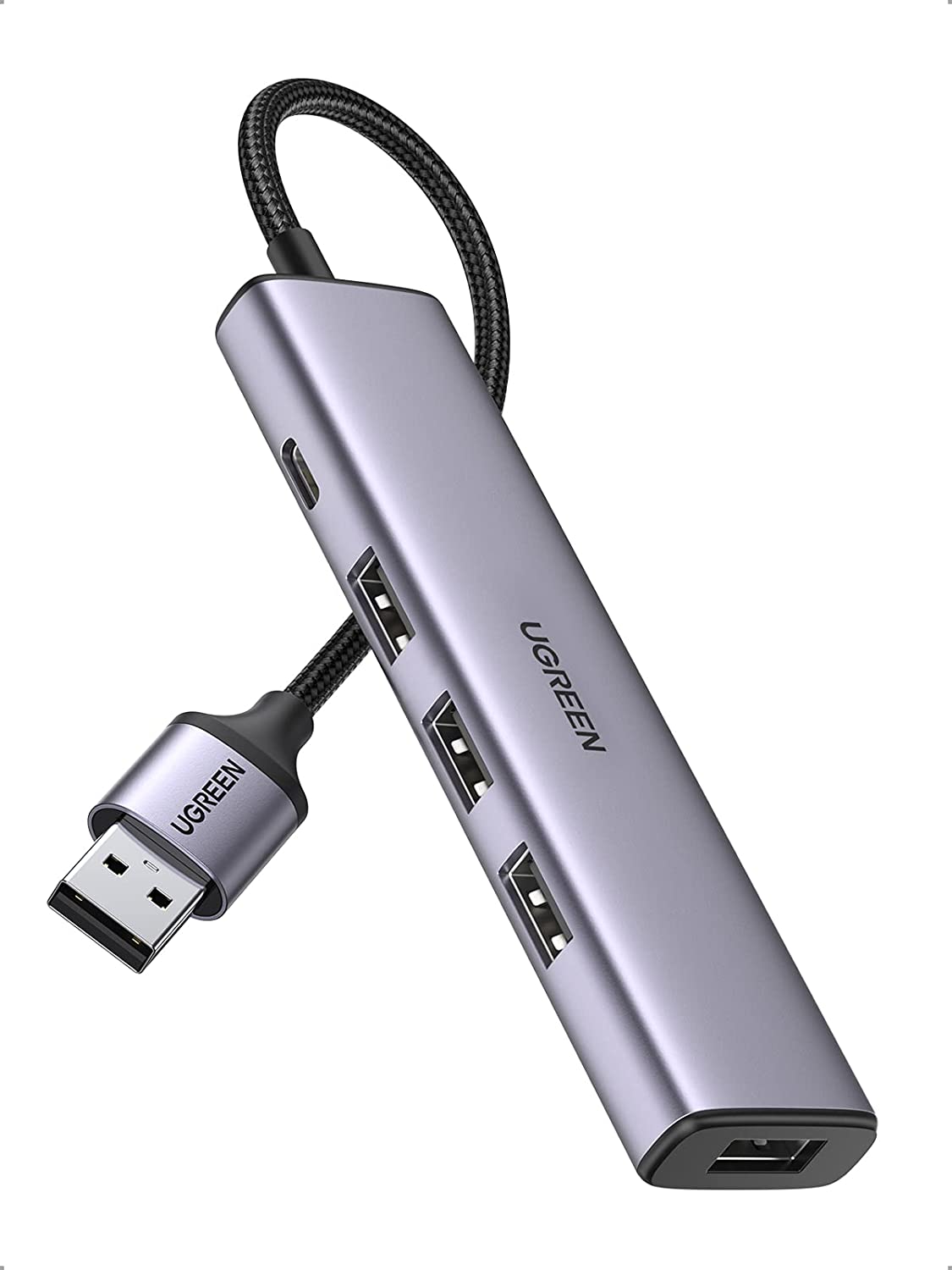Bộ chia USB 3.0 ra 4 cổng Ugreen 20805 vỏ nhôm