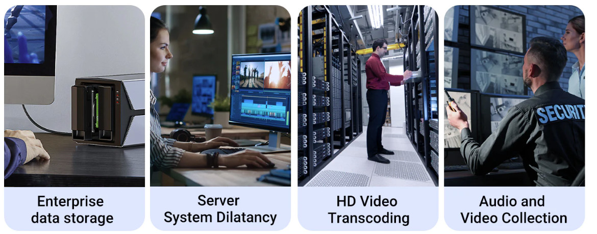 Box 2-Bay 3.5'' Raid Hard Drive Enclosure Ugreen 60641 Box 2-Bay 3.5'' Raid Hard Drive Enclosure Ugreen 60641