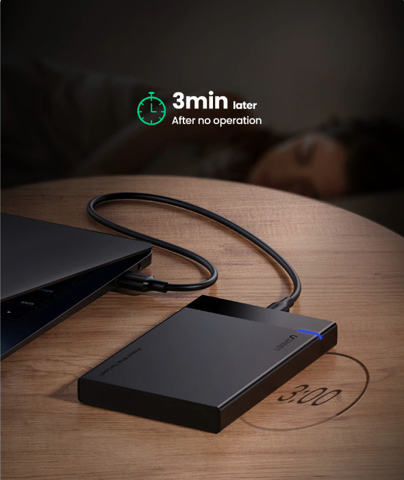 Hộp đựng ổ cứng 2.5 inch USB 3.0 + Type C Ugreen 60735 Hộp đựng ổ cứng 2.5 inch USB 3.0 + Type C Ugreen 60735