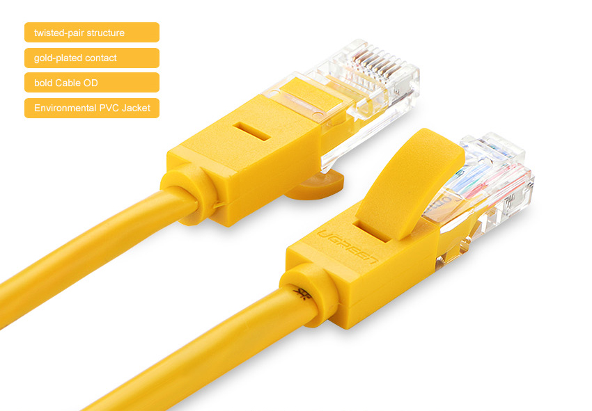 Cáp Mạng Đúc Sẵn Cat5e 1M Ugreen 11230 Cáp Mạng Đúc Sẵn Cat5e 1M Ugreen 11230