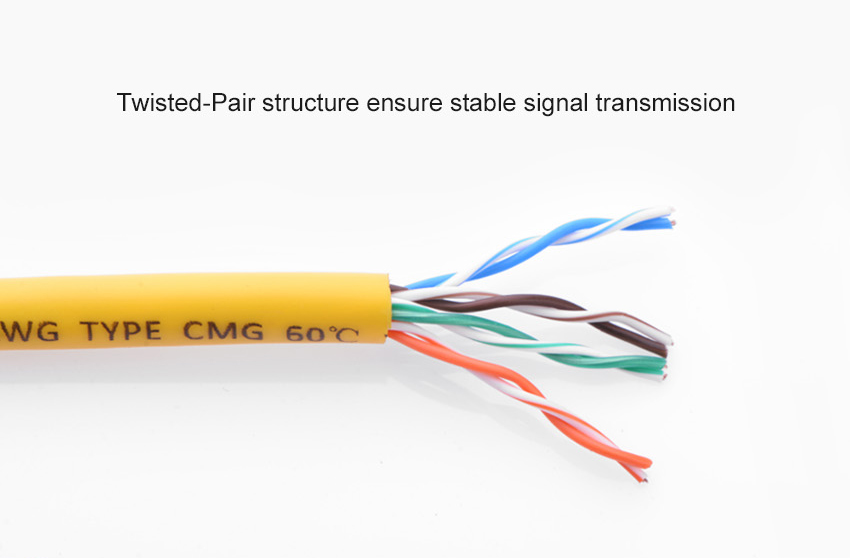 Vỏ PVC màu vàng dễ nhận diện