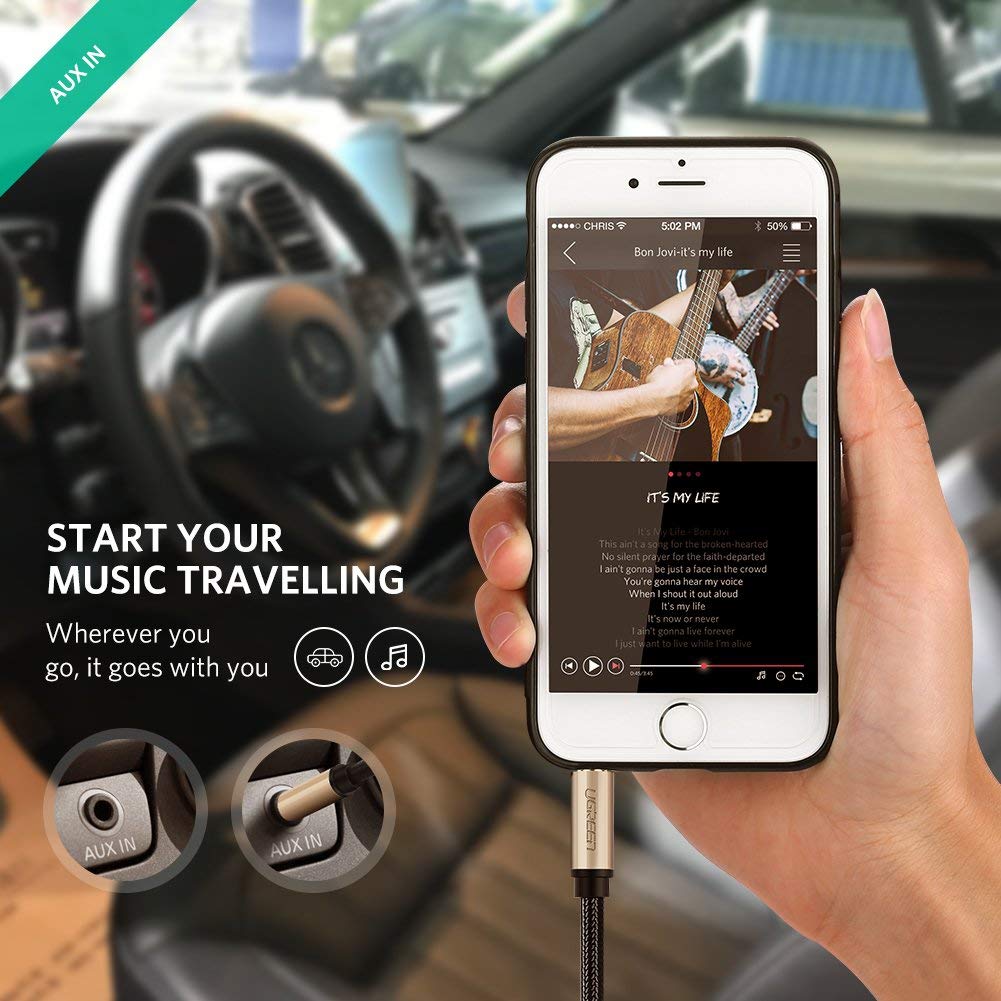 Cáp âm thanh 3.5mm 20M Ugreen 40788 Cáp âm thanh 3.5mm 20M Ugreen 40788