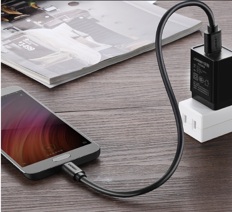 Cáp USB Type-C to USB 3.0 dài 2m Ugreen 20884 Cáp USB Type-C to USB 3.0 dài 2m Ugreen 20884