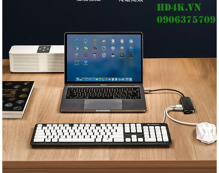 Bộ chia USB Type C 4 cổng USB 3.0 Ugreen 50979 Bộ chia USB Type C 4 cổng USB 3.0 Ugreen 50979