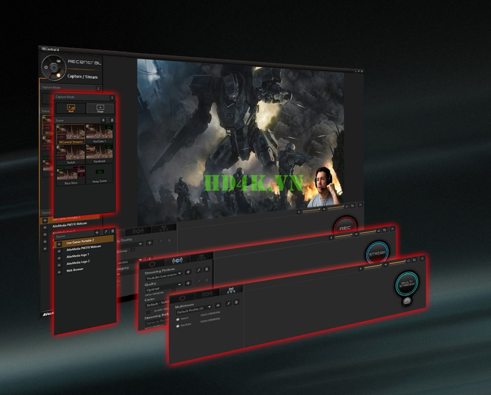 Đầu ghi hình livestream AverMedia GC551 Đầu ghi hình livestream AverMedia GC551