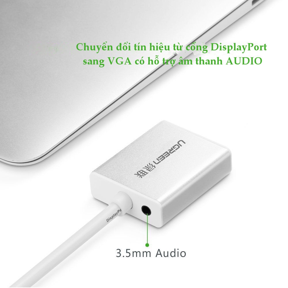 cap-chuyen-displayport-to-vga-ugreen, ugreen-20412, ugreen-20406, cap-chuyen-displayport-to-vga