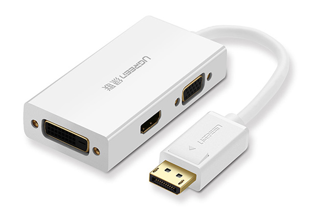 cap-chuyen-displayport-to-hdmi-vga-dvi, cap-chuyen-displayport-to-hdmi-vga-dvi-ugreen, ugreen-20420, ugreen-20419