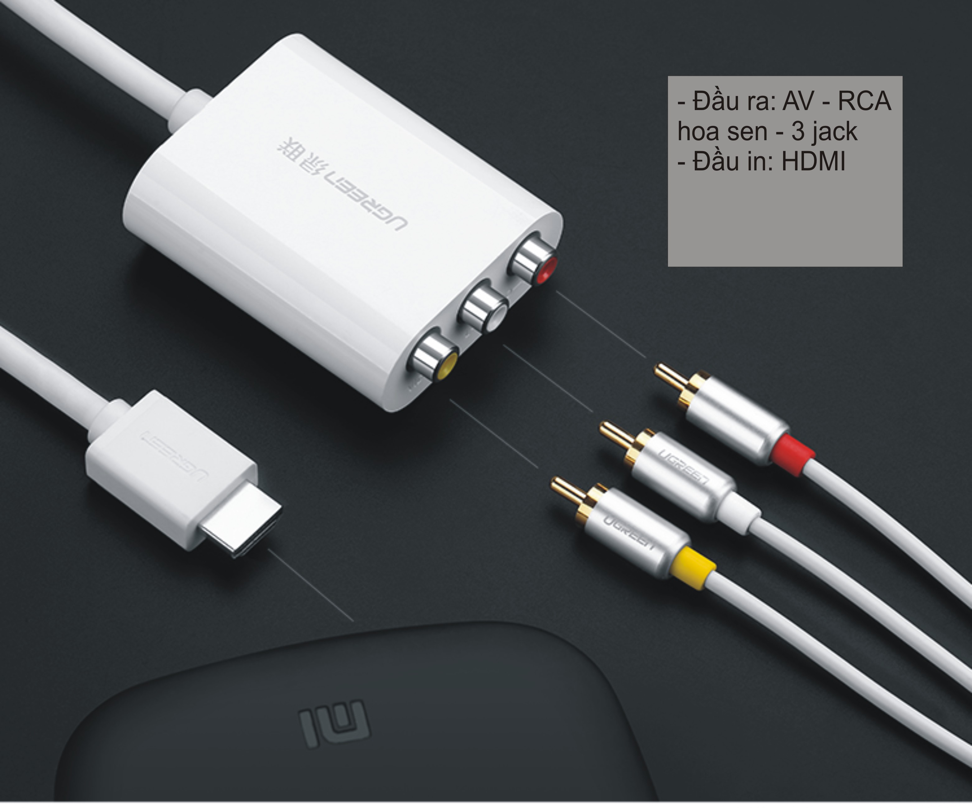 cap-chuyen-hdmi-to-av, cap-chuyen-hdmi-to-av-ugreen, ugreen-30452
