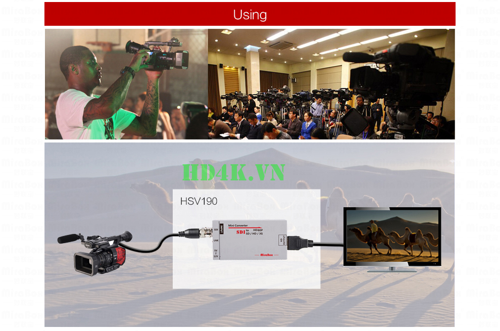 bộ chuyển sdi 3g to hdmi