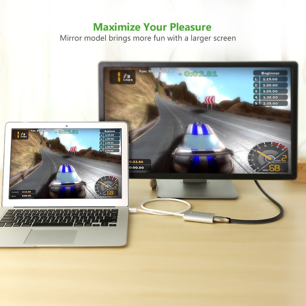 Cáp Mini displayport to HDMI hỗ trợ 4K Ugreen 10451 Cáp Mini displayport to HDMI hỗ trợ 4K Ugreen 10451