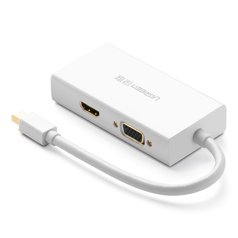 Cáp chuyển Mini DisplayPort to HDMI, VGA, DVI Ugreen 20418 / 20417 Cáp chuyển Mini DisplayPort to HDMI, VGA, DVI Ugreen 20418 / 20417