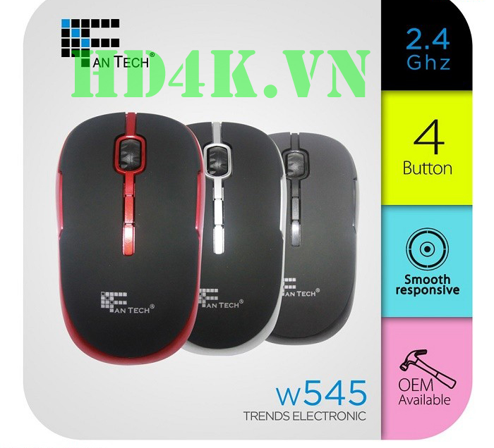 W545, chuot-khong-day, fantech