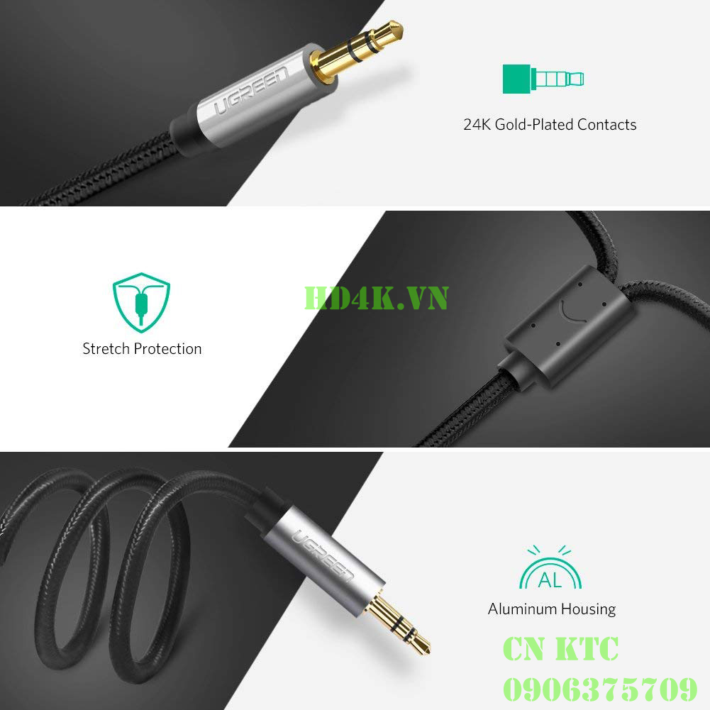 cap-loa, day-audio, cap-loa-1-ra-2, 3.5mm-2-rca, ugreen, ugreen-40844, cap-audio-1-ra-2-rca