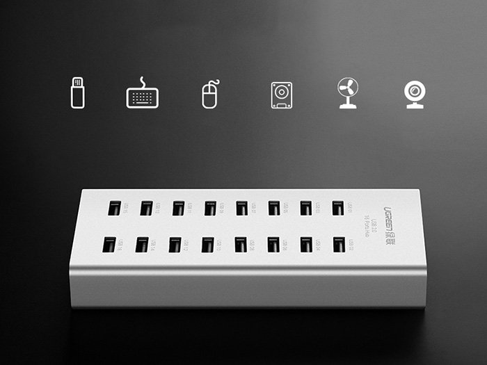 ugreen-20298, bo-chia-usb-13-cong, hub-usb-2.0, bo-chia-usb