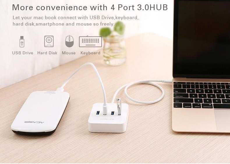 ugreen-30316, hub-usb-3.0, bo-chia-usb-typec, cap-chuyen-typec-to-usb