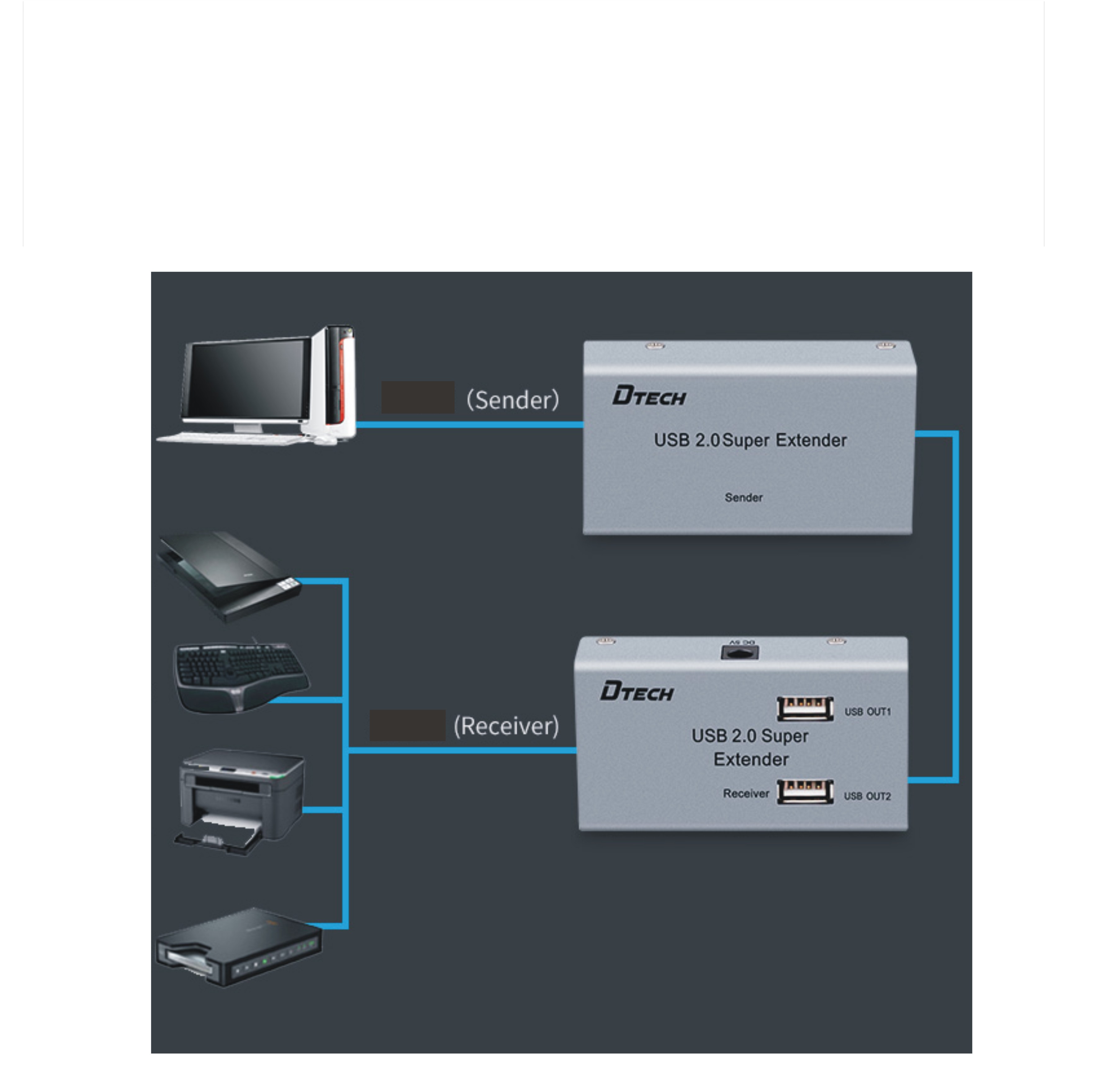 khuech-dai-usb-200m-dtech, dt7014A, khuech-dai-usb-200m, khuech-dai-usb