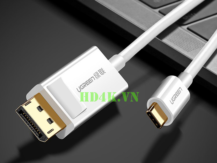 Cáp chuyển USB Type-C to Displayport dài 1,5m Ugreen 40420 Cáp chuyển USB Type-C to Displayport dài 1,5m Ugreen 40420