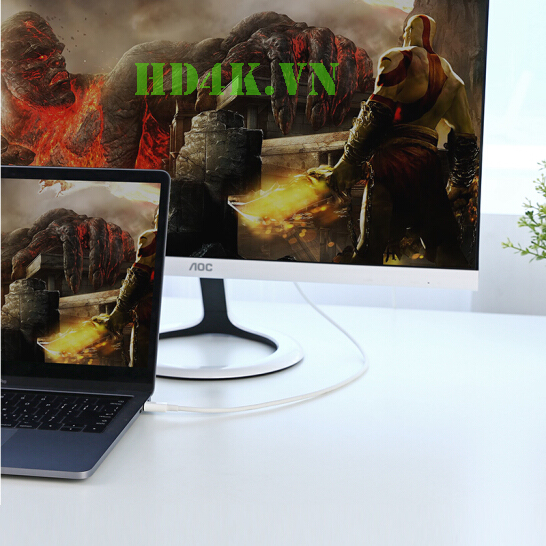 Cáp chuyển USB Type-C to Displayport dài 1,5m Ugreen 40420 Cáp chuyển USB Type-C to Displayport dài 1,5m Ugreen 40420