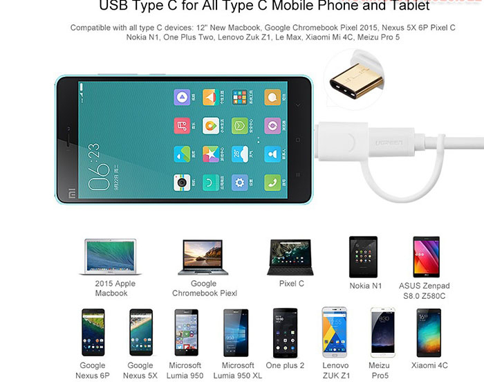 cap-micro-usb-to-usb-va-type-c, cap-micro-usb-to-usb-va-type-c-ugreen, ugreen-30171