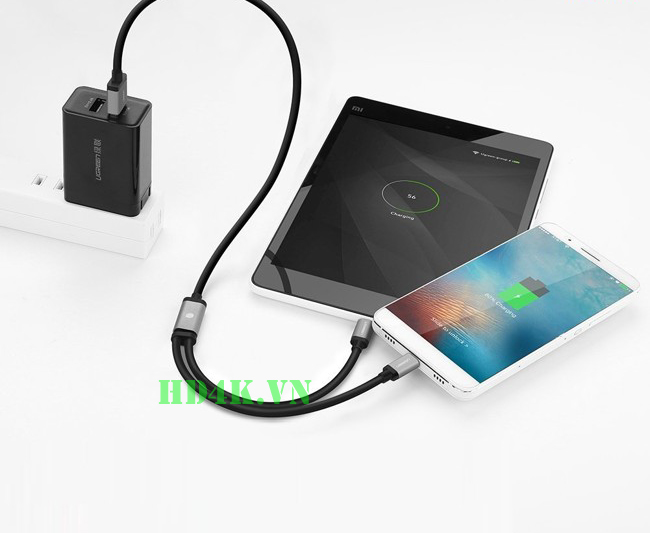 ugreen-40348, cap-sac-hai-dau