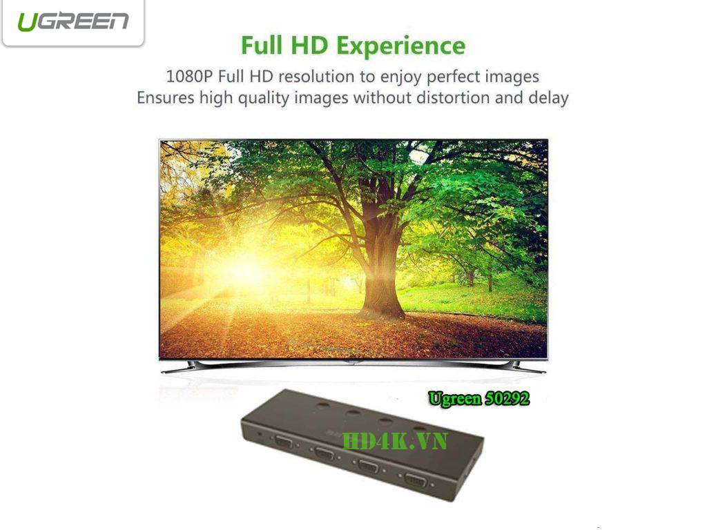 ugreen, ugreen-50292, bo-chia-vga-1-ra-4