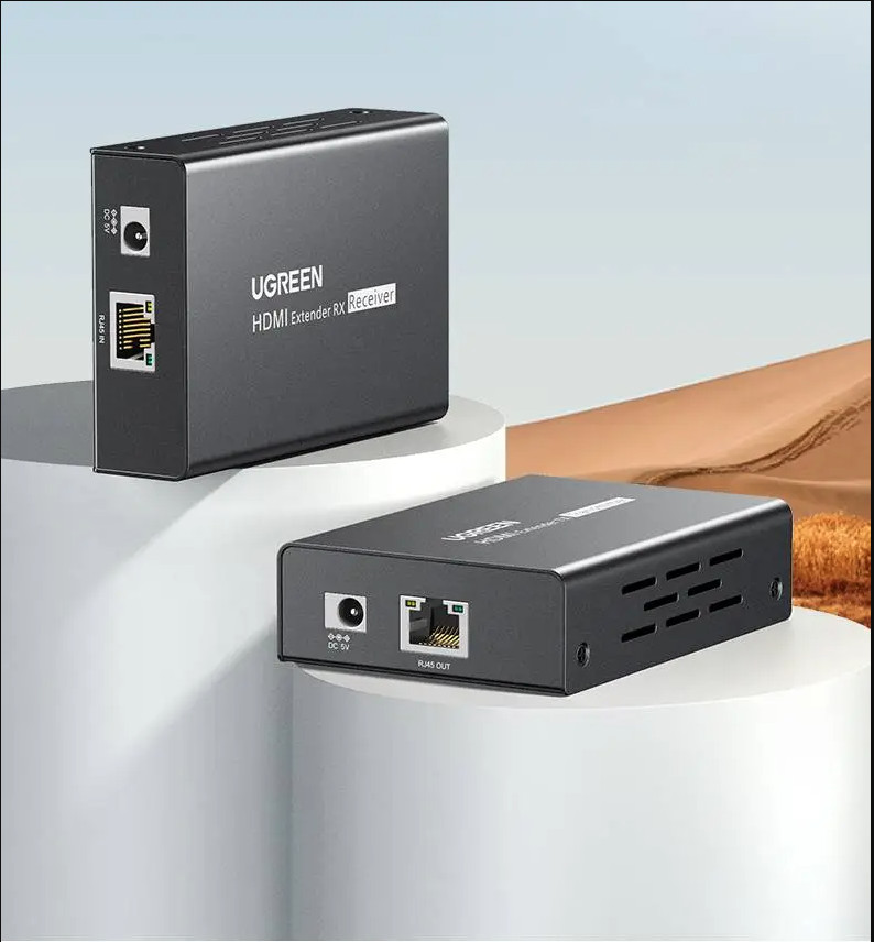 Bộ khuếch đại HDMI qua Lan 200m (Receiver) Ugreen 80962