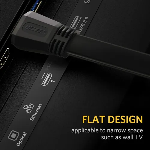 Cáp HDMI 2.0 dẹt dài 5m hỗ trợ 4K@30MHz Ugreen 50821