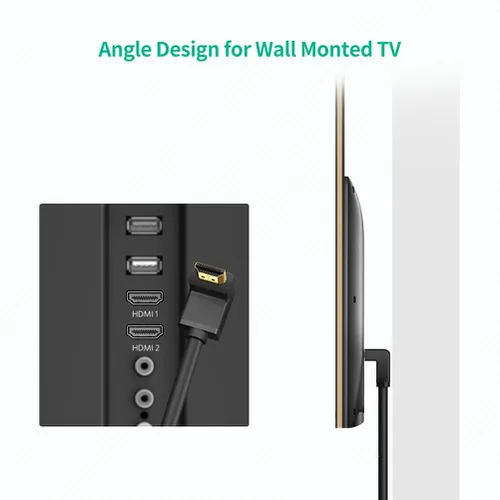 Cáp HDMI 1.4 dài 1M  Bẻ Góc Ugreen 10172