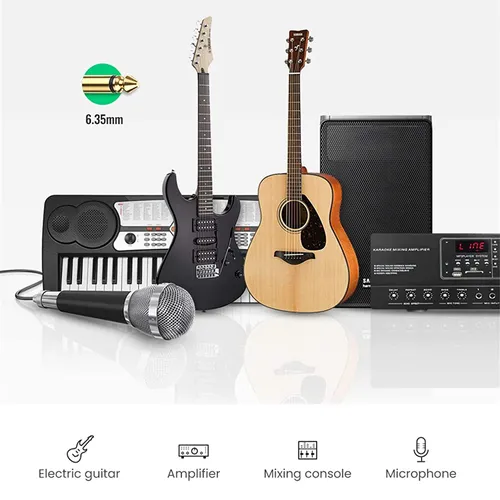 Cáp âm thanh 6,5mm dài 5M Ugreen 10640