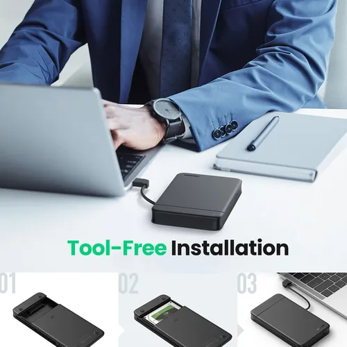 Hộp đựng ổ cứng di động SSD và HDD 2.5 inch Ugreen 10904