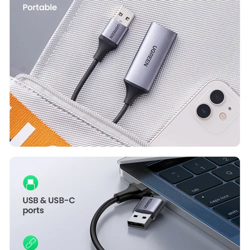 Thiết bị ghi hình HDMI to USB 2.0 / Type-C Ugreen 40189