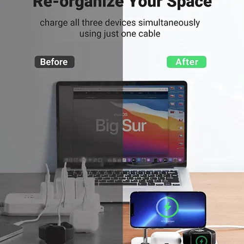 Sạc không dây MagSafe 3 trong 1 Ugreen 90326