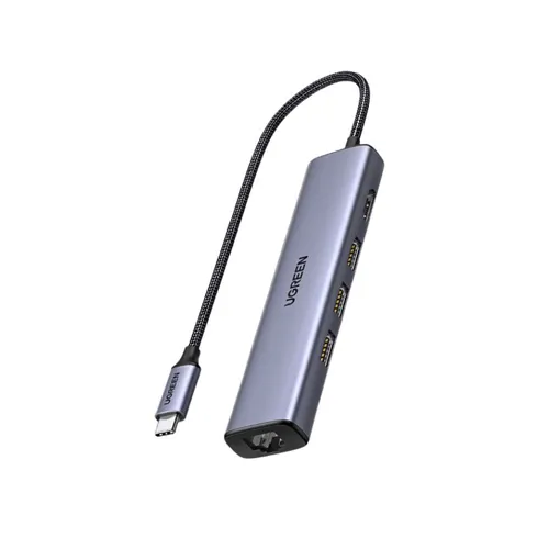 Bộ chuyển Type C to HDMI +  USB 3.0 + Lan Gigabit Ugreen 20934