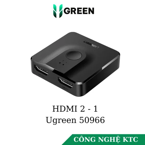 Bộ chuyển mạch 2 chiều HDMI 2 ra 1 Ugreen 50966