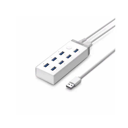 Bộ chia USB 3.0 7 cổng ugreen 20296 nguồn 12V/2A