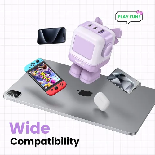 Củ sạc nhanh Robot GaN Nexode RG 65W Ugreen 35314