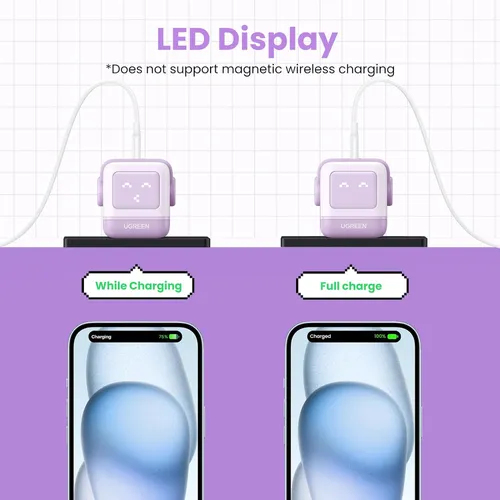 Củ sạc nhanh Robot GaN Nexode RG 65W Ugreen 35314