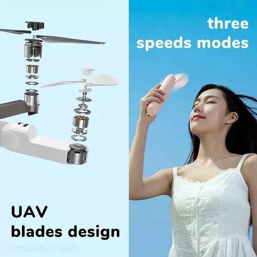 Quạt mini tích điện cầm tay 3 trong 1 Jisulife F8X