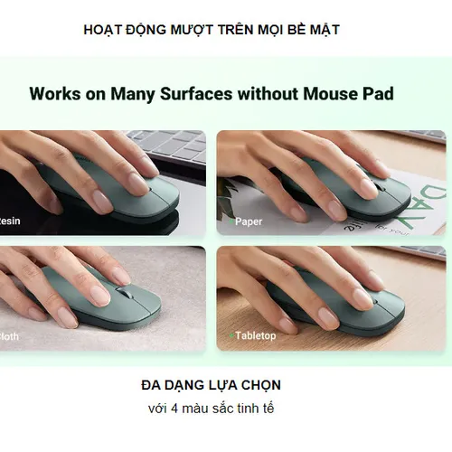 Chuột không dây 2.4G Ugreen 90673 MU001