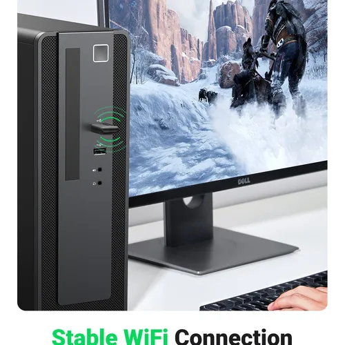 USB  Wifi băng tần kép AC 2.4G/5G tốc độ 650Mbps Ugreen 20204