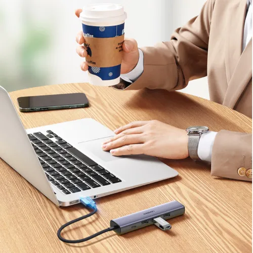 Bộ chia USB 3.0 ra 3 cổng USB 3.0 + Lan 1000Mbps Ugreen 20915