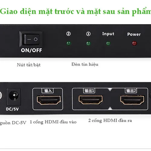 Bộ chia HDMI 1 ra 4 Hỗ trợ full HD Ugreen 40202