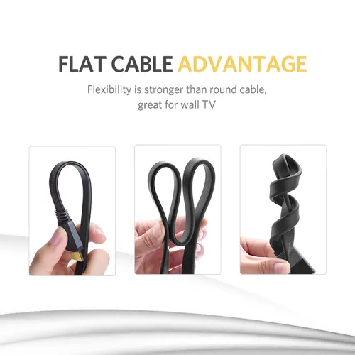 Cáp HDMI 2.0 dẹt dài 5m hỗ trợ 4K@30MHz Ugreen 50821