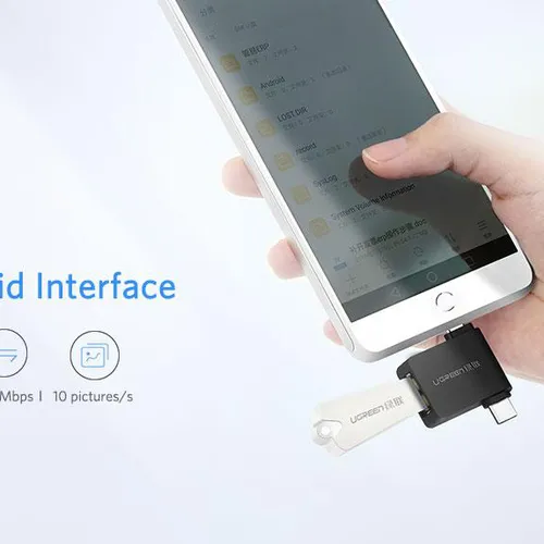 Đầu Micro USB + USB-C OTG USB 3.0 Ugreen 30453